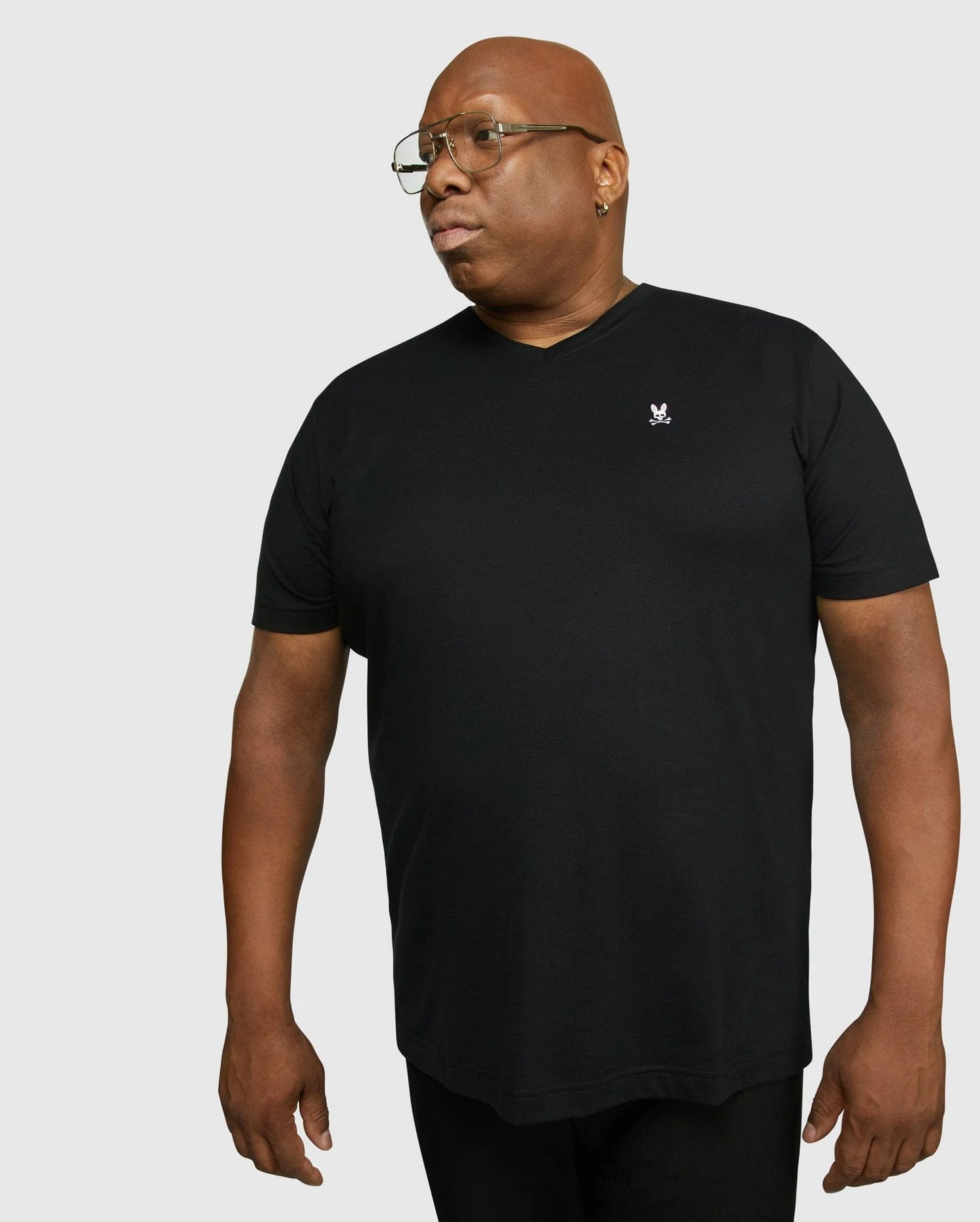 Big and Tall Classic V Neck Tee - Image 11