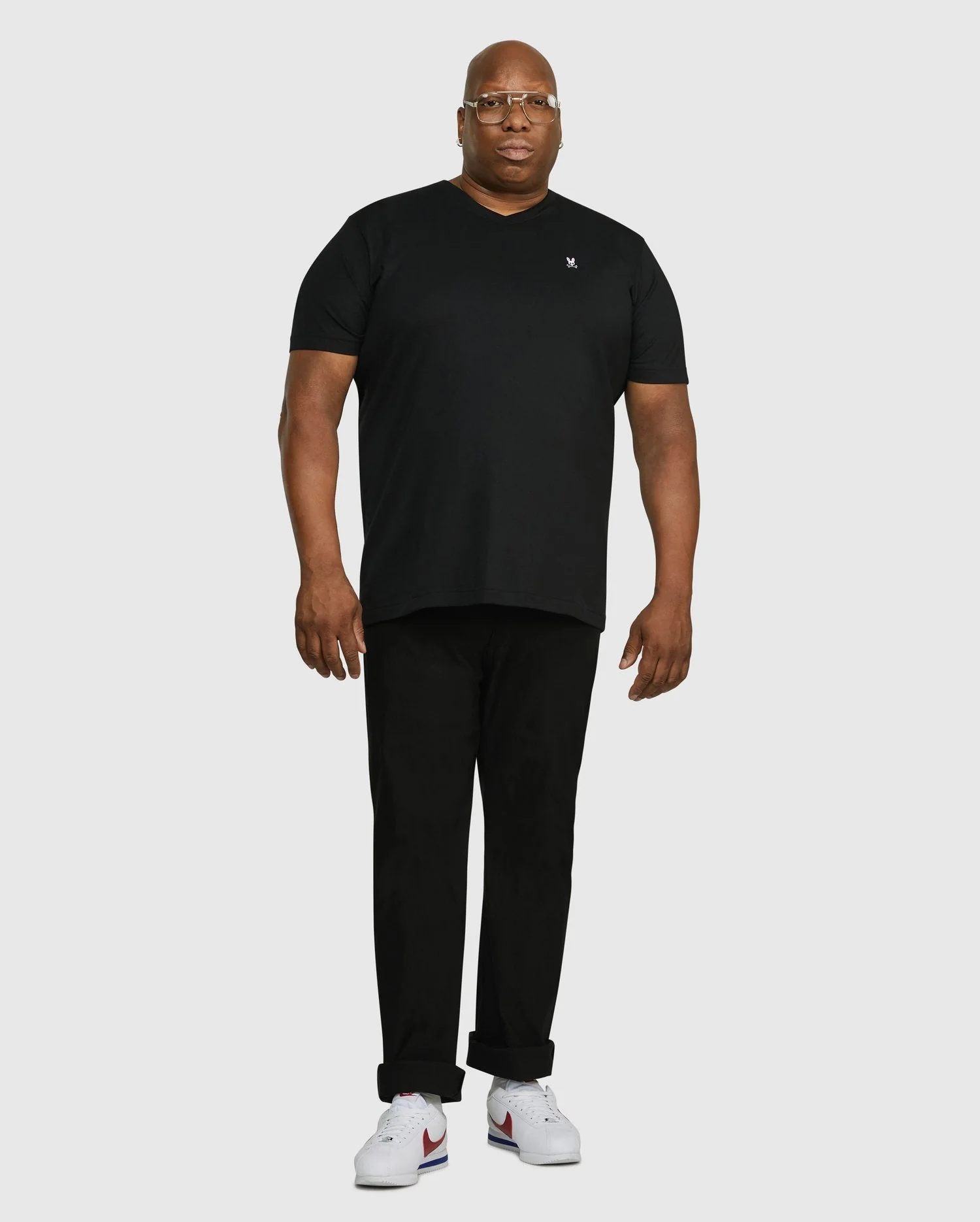 Big and Tall Classic V Neck Tee - Image 12