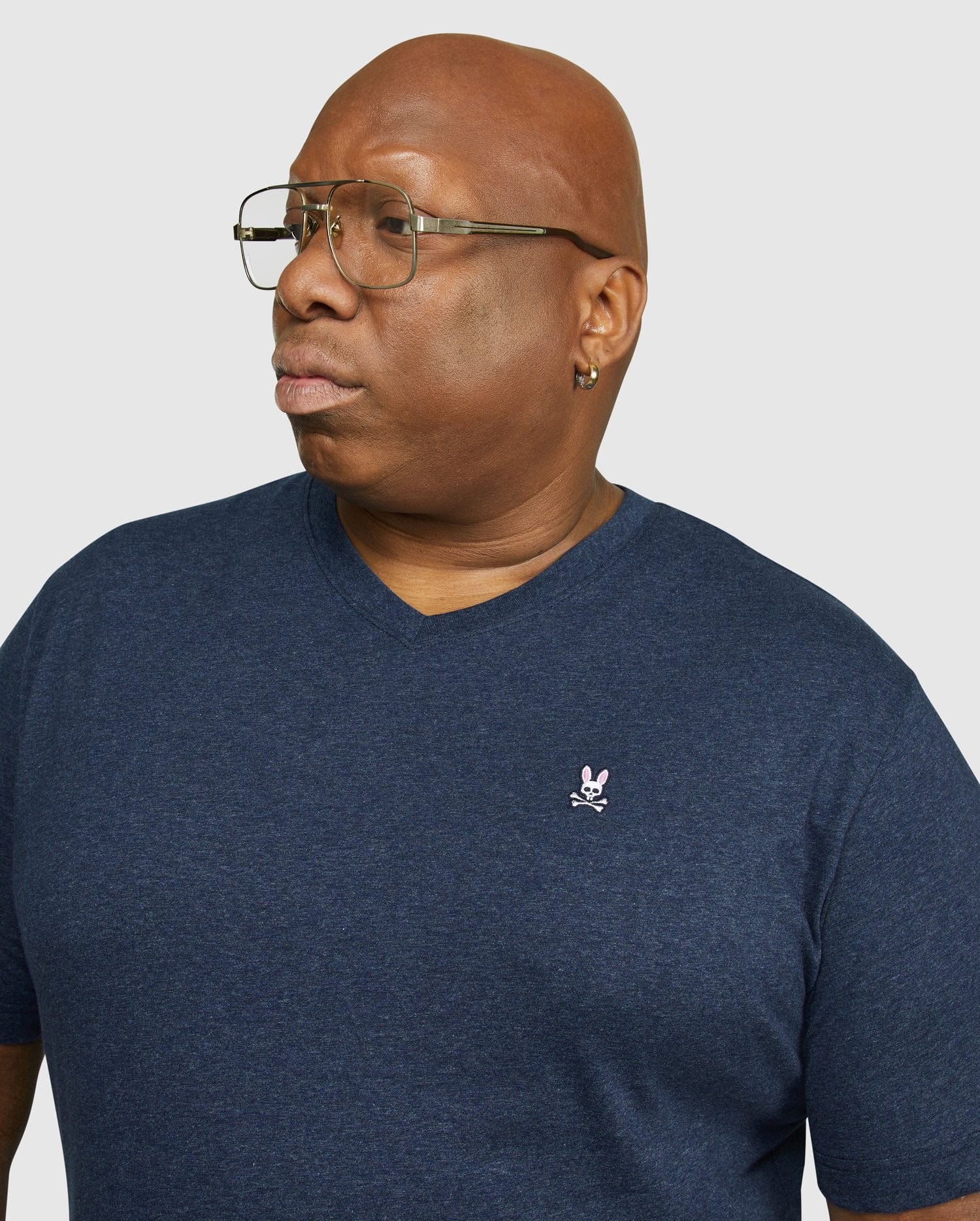 Big and Tall Classic V Neck Tee - Image 3