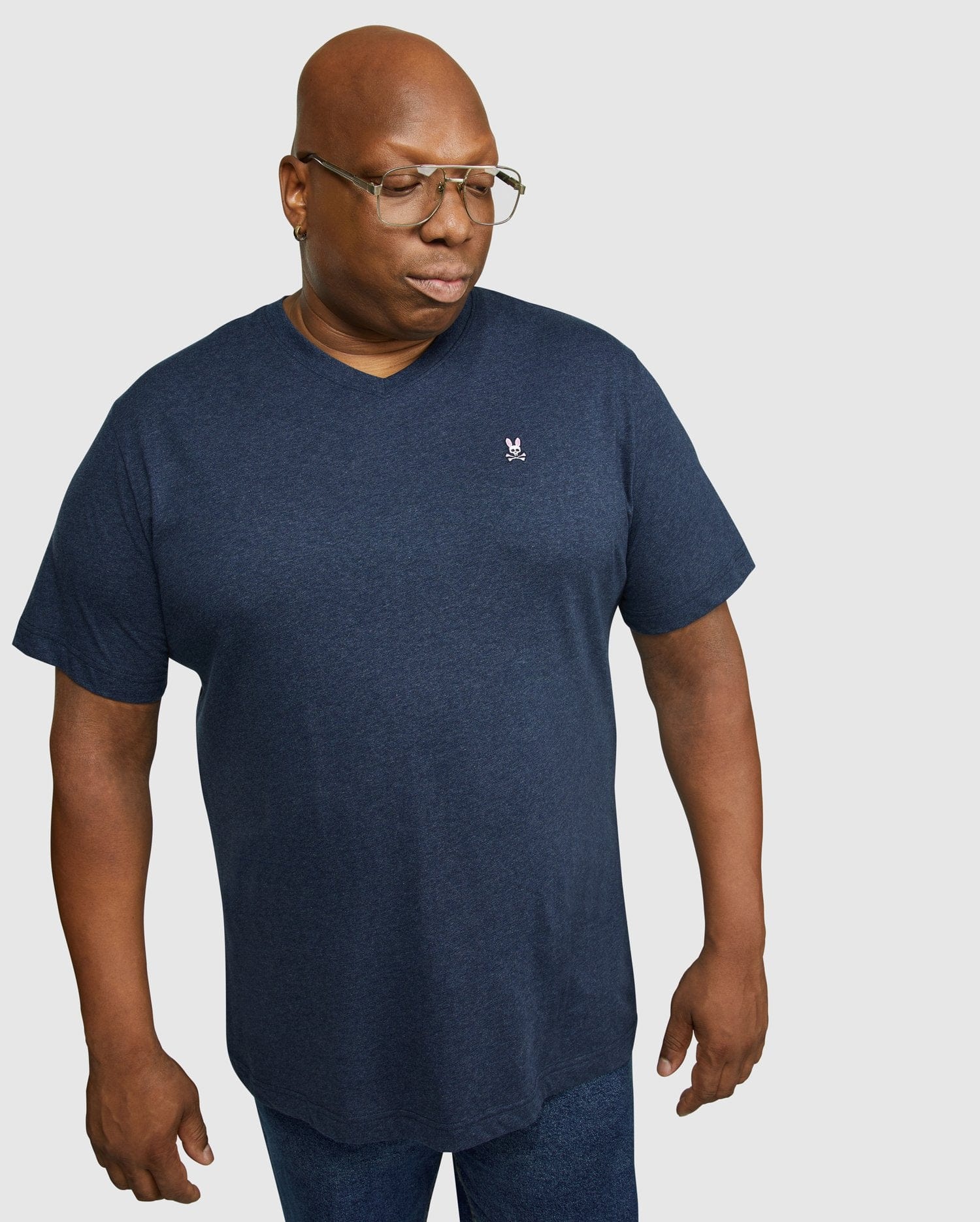 Big and Tall Classic V Neck Tee - Image 6