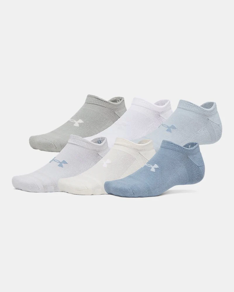 Essential Cushion No Show Socks 6-Pack