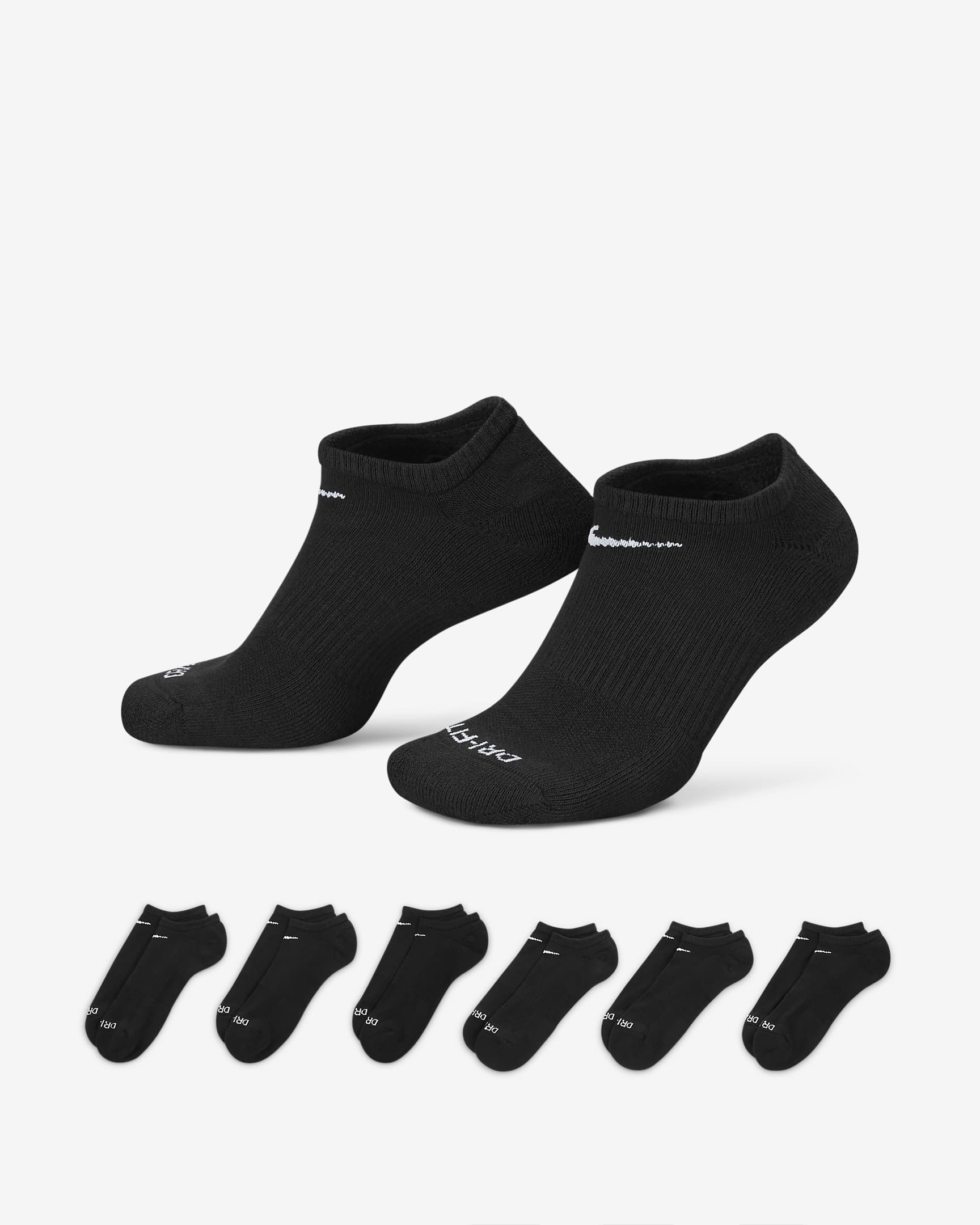 Everyday Plus Cushioned No Show Socks (6 Pairs) - Image 12