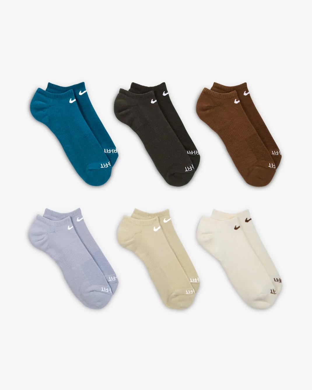 Everyday Plus Cushioned No Show Socks (6 Pairs) - Image 3