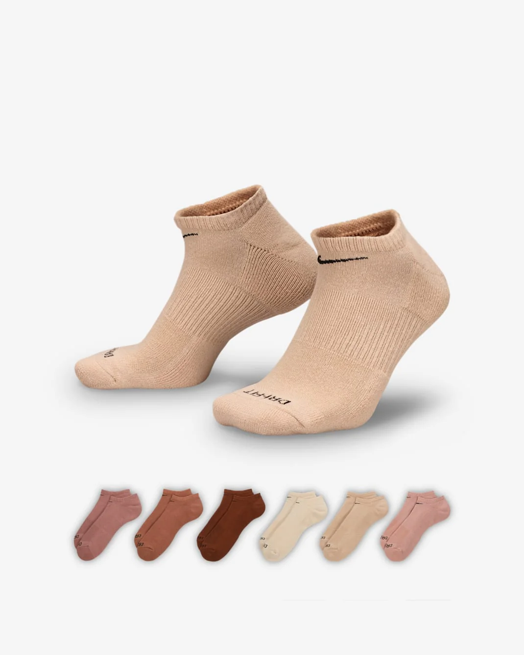 Everyday Plus Cushioned No Show Socks (6 Pairs) - Image 4
