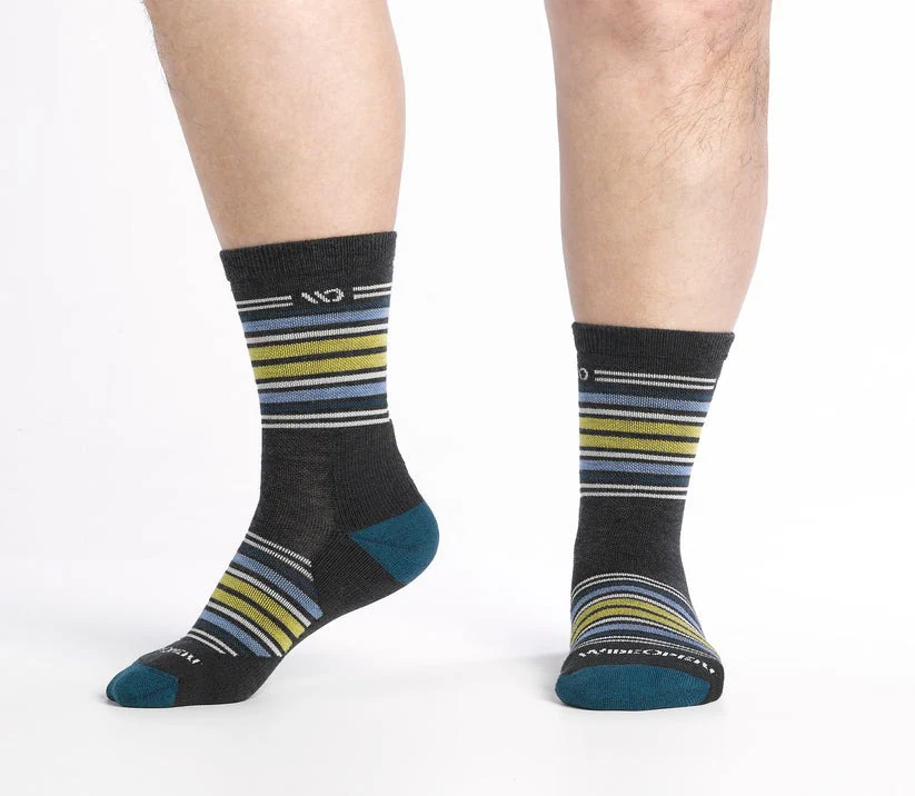 Multi Stripe Cushioned Micro Crew Socks - Image 11