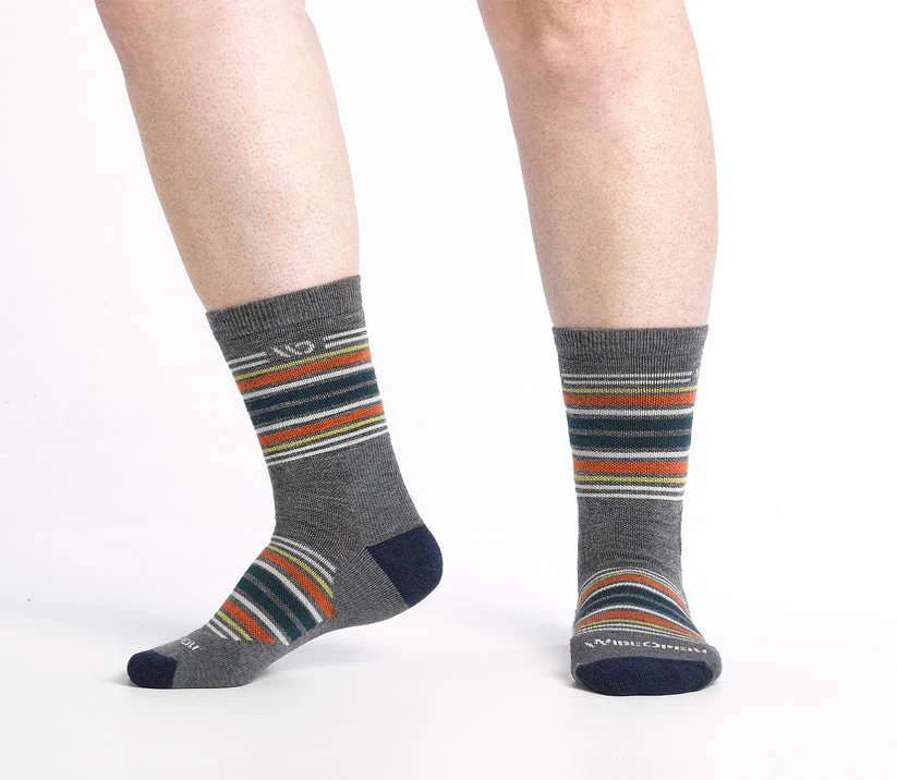 Multi Stripe Cushioned Micro Crew Socks - Image 16