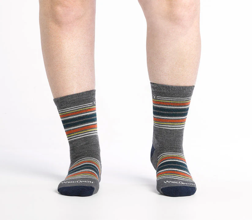 Multi Stripe Cushioned Micro Crew Socks - Image 18