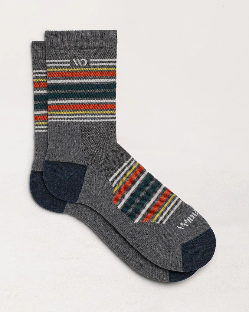 Multi Stripe Cushioned Micro Crew Socks - Image 19