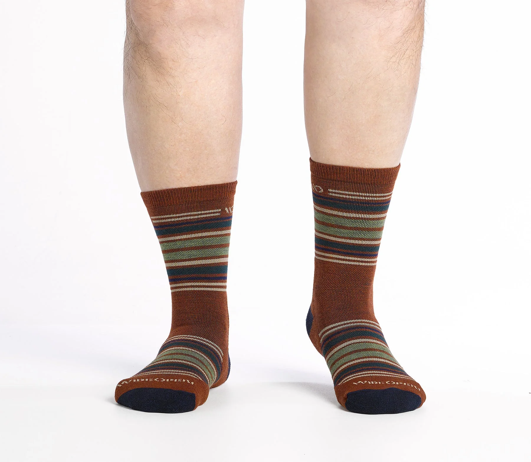 Multi Stripe Cushioned Micro Crew Socks - Image 3