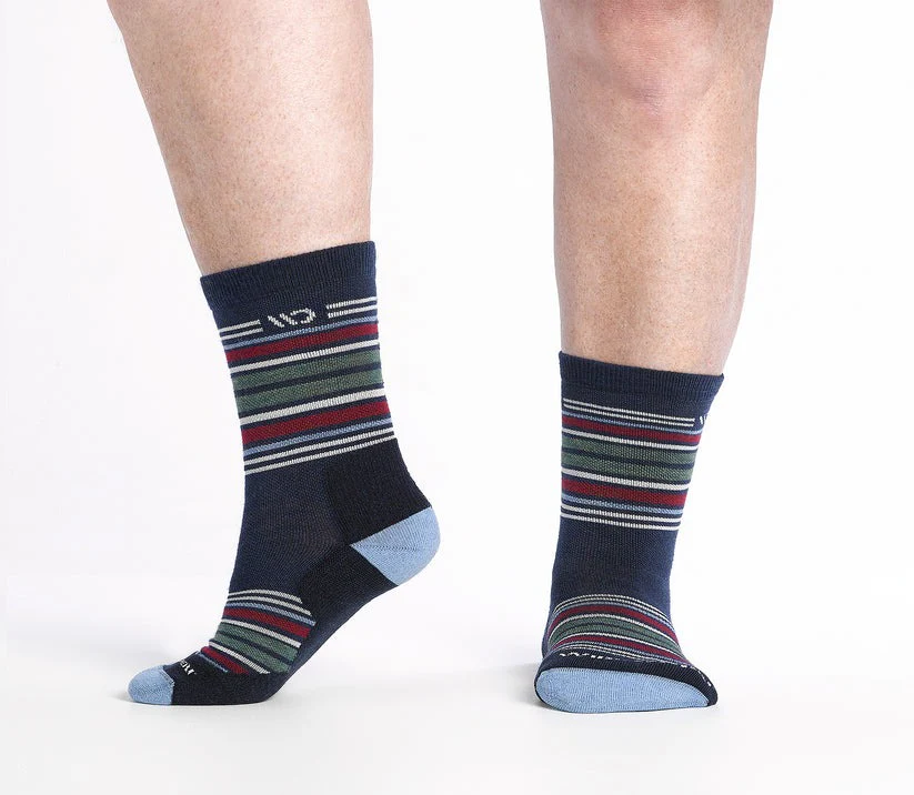 Multi Stripe Cushioned Micro Crew Socks - Image 6