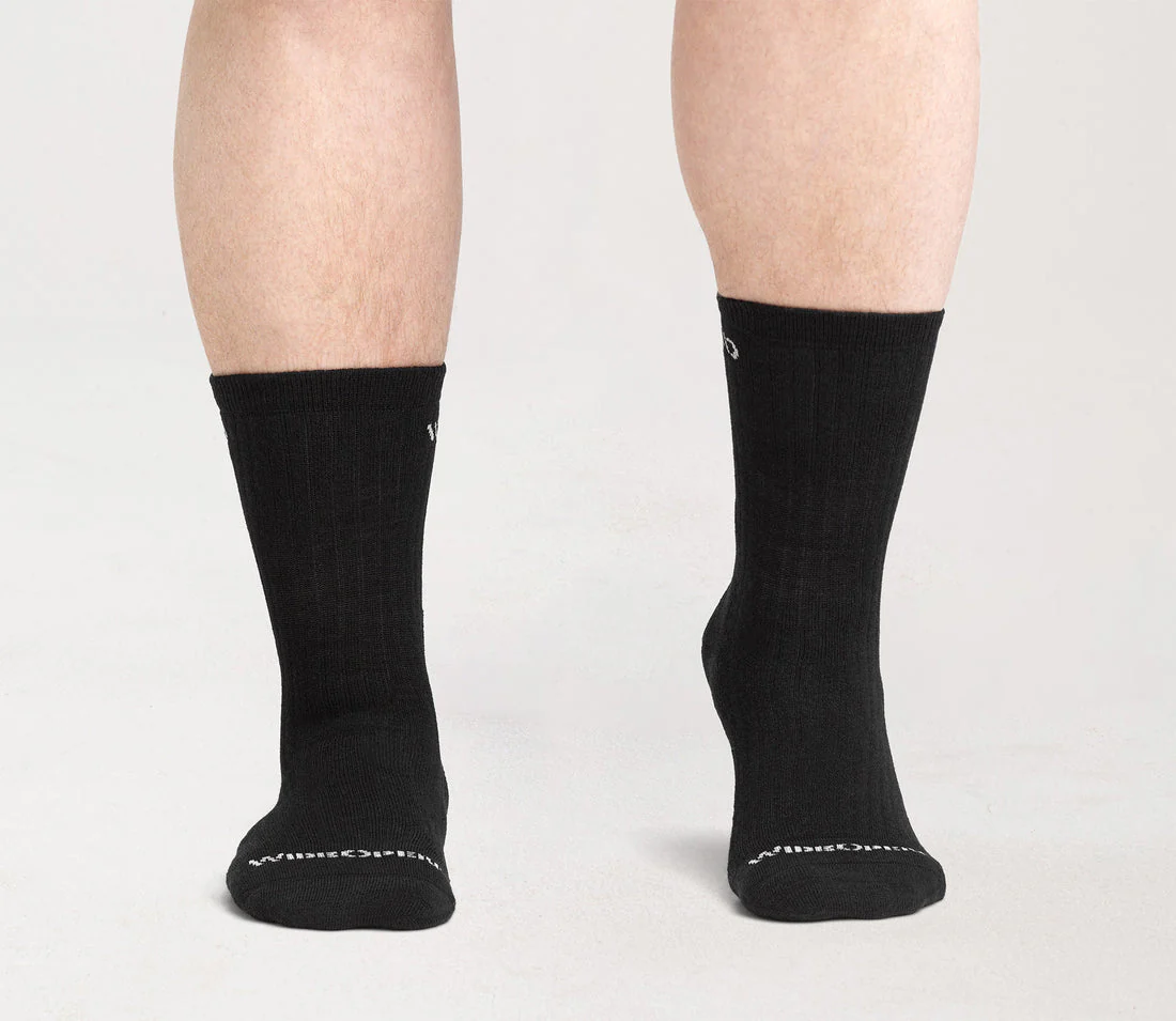 Solid Cushioned Micro Crew Socks - Image 12