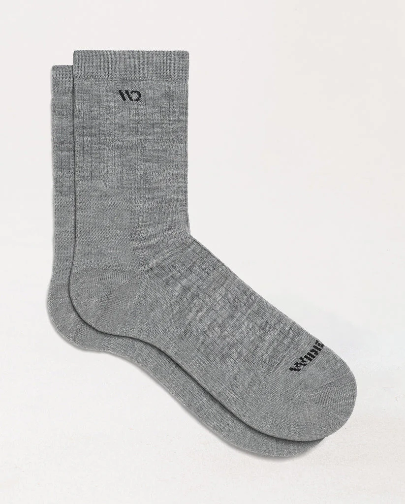 Solid Cushioned Micro Crew Socks - Image 23
