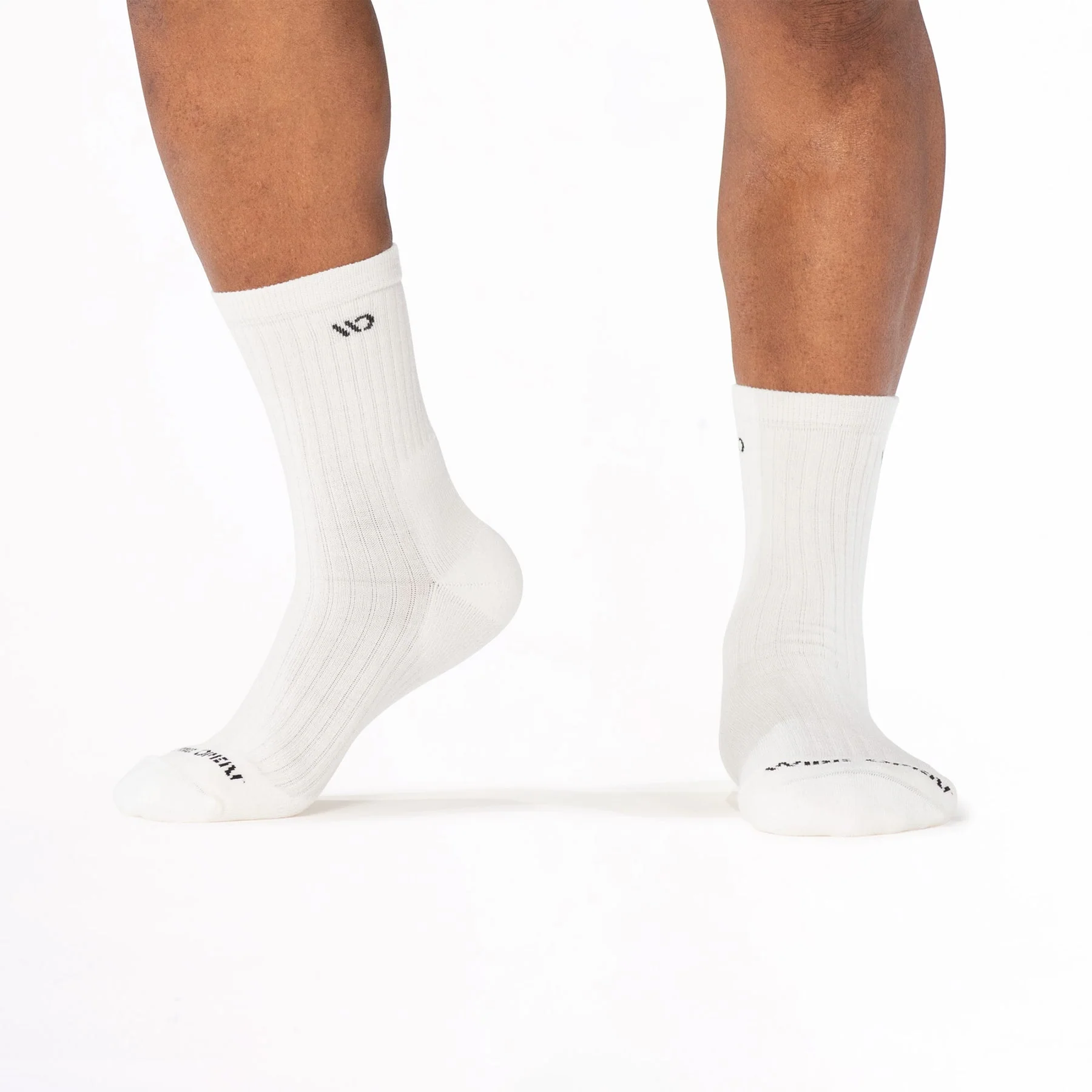 Solid Cushioned Micro Crew Socks - Image 3