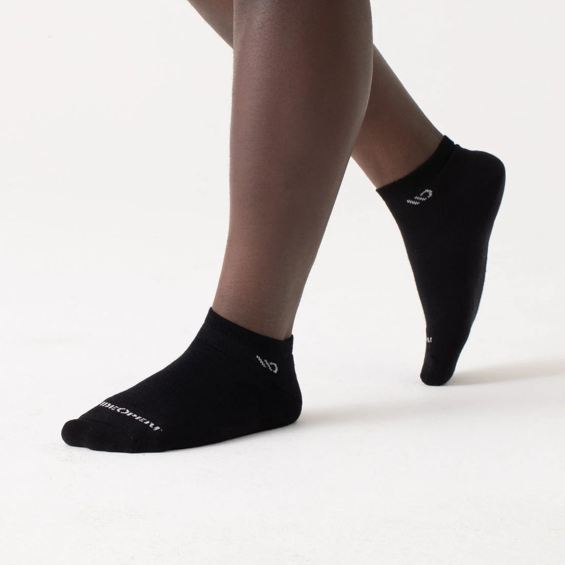Solid Cushioned No Show Socks - Image 3