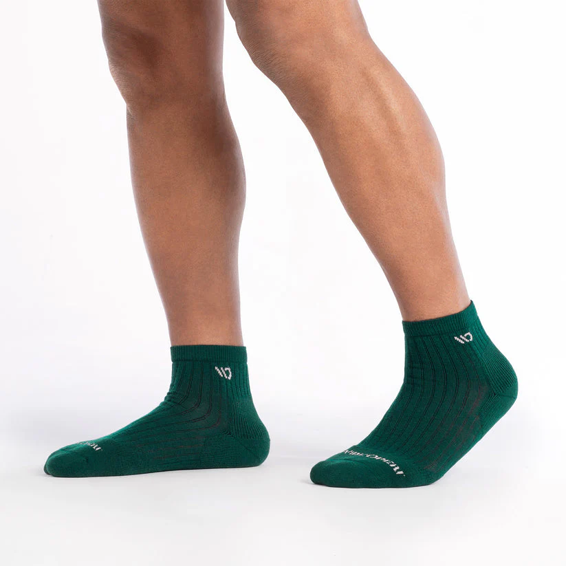 Solid Cushioned Quarter Socks - Image 17