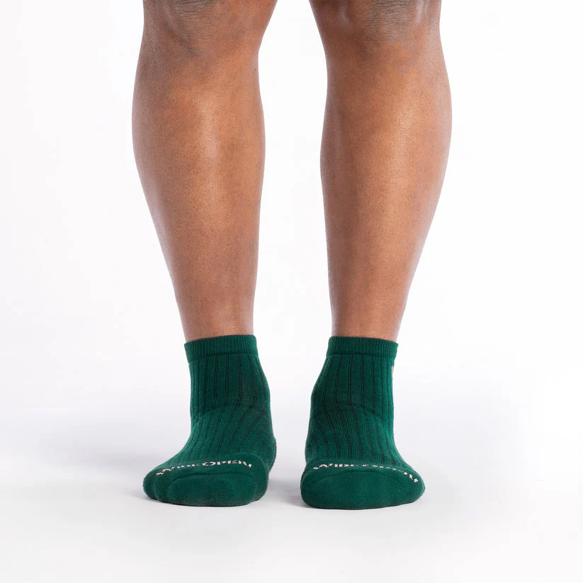 Solid Cushioned Quarter Socks - Image 18