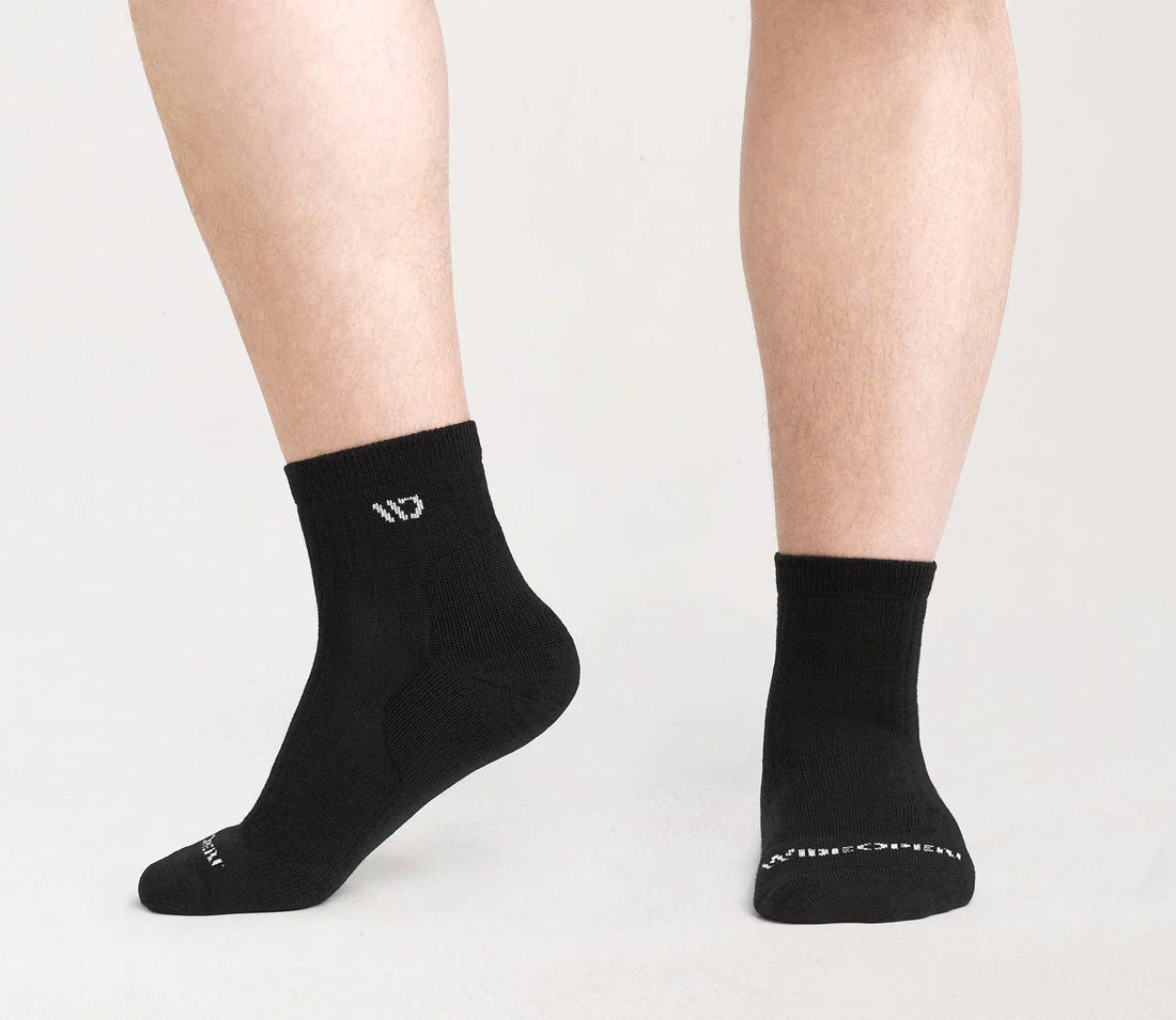 Solid Cushioned Quarter Socks - Image 8
