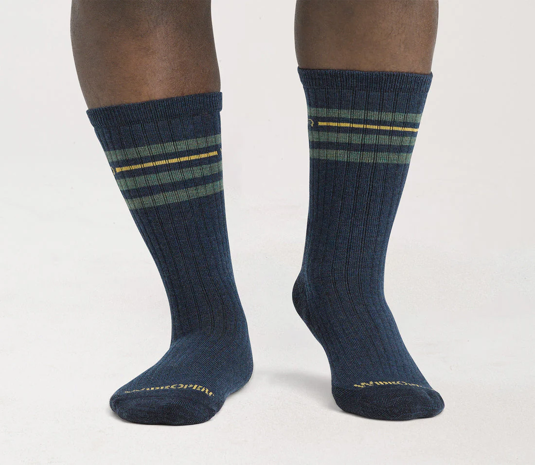 Vintage Stripe Cushioned Crew Socks - Image 17