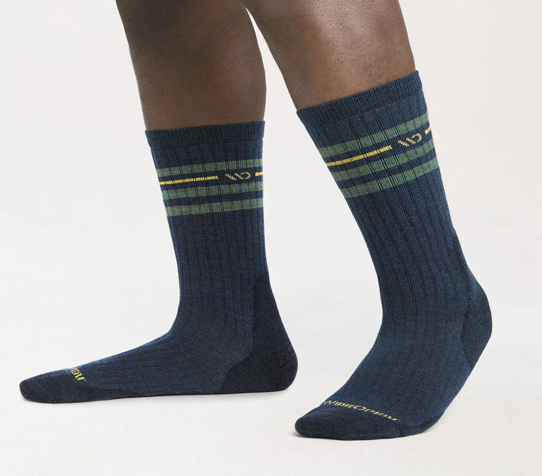 Vintage Stripe Cushioned Crew Socks - Image 18